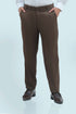 Veshbhoshaa Bluebird Men'S Coffee Formal Trousers